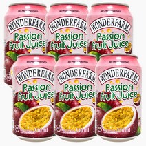 베트남음료 원더팜 패션후르츠 주스 WONDERFARM Passion Fruit juice 310ml, 6개