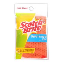 스카치브라이트 아크릴사 수세미 랜덤 발송, 1개입, 1개