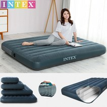 인텍스듀라빔 베드 에어매트 공기 침대 캠핑매트 INTEX 배드 텐트매트, 광폭싱글