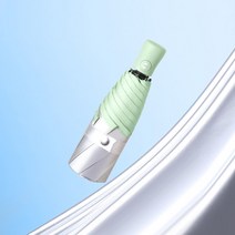 티타늄 실버 자외선 차단 양우산 UV 3단자동 양산