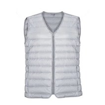 오리털 100 지퍼조끼 남자 경량 패딩GP-007