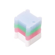 50pcs 자수 Floss 공예 스레드 보빈 크로스 스티치 저장 홀더 플라스틱, 다중