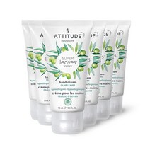 ATTITUDE 갈라진 를 천연 모이스처라이징 핸드크림 EWG 인증 수분공급 크루얼티 올리브 잎 73.9ml (2.5플루이드 온스) (6팩), 0.42 Fl Oz (Pack of 6)_Orange