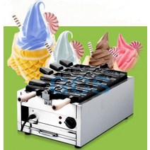 전기 110v 220v 상업용 아이스크림 붕어빵 기계 생선 콘 와플 메이커 아이스크림 생선 금형, 영국