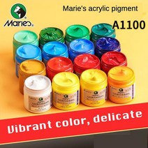 만들기키트 방과후수업 키링만들기 미술물감 Maries A1100 아크릴 페인트 100ml, 676