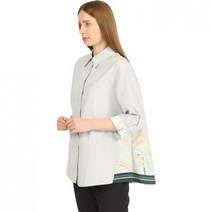 AK 앤클라인 여성 프린트 블라우스