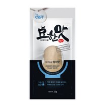 묘한맛 통살 닭가슴살 레토르트 고양이간식 6종 1박스 22gx30개입, 3박스, 참치맛