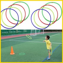 혀누닷컴 체육대회 링던지기게임 10개 운동회 축제 체육 게임 파티 야유회 소풍 심심풀이 게임기, 레드