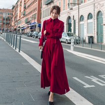 빅사이즈 가을원피스A35
