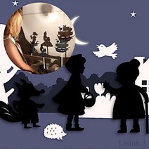 아기 그림자 놀이 빨간망토소녀 엄마표 미술 놀이 홈스쿨 3세 아이 홈스쿨 아이랑 집에서 놀기