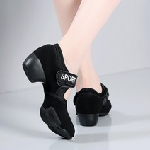 메쉬 에어로빅화 라인댄스화 재즈화 줌바 스포츠댄스화 신발, 220, 블랙