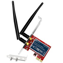 FebSmart 무선 N 2.4GHz 300Mbps PCIE 무선 네트워크 어댑터 윈도우 11 10 8.1 8 7 XP (32/64비트) 윈도우 서버 및 리눅스 PC