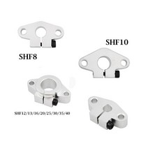 1pc SHF8 SHF10 8mm 선형 레일 샤프트 지원 XYZ 테이블 CNC 라우터 3D 프린터 부품, 06 20mm