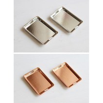 돌하우스 식탁꾸미기 미니트레이 금속 장식용 까페소품 인형의집 diy만들기 DIY, 구리