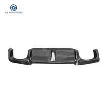 리얼 카본 파이버 립 3D 스타일 디퓨저 BMW 5 시리즈 F10 2010-2016 용 자동차 액세서리, 한개옵션0