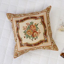원단킹 컷트지) 에스닉 풍 샤- 조직 엔틱 쿠션 방석 컷트지 57cm x 47cm (5301950)
