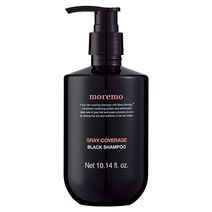 모레모 탈모기능성 저자극 새치 커버 블랙 샴푸, 300ml, 1개