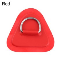 투명유리보트 패들 카약 2인용 액세서리 통통배 컬러 스테인레스 스틸 링 패드패치 풍선 패치 뗏목 딩기 카누 서핑 보드, 17 red 9cm