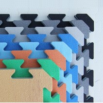 소리안나매트) 20T 운동매트/스포츠/태권도/헬스장 매트, 민무늬 라이트그레이