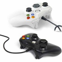 게이밍마우스 엑스박스 XBOX 360 유선 게임패드 조이스틱 PC호환 엑박 컨트롤러, 1개, X-BOX 360 게임패드(칼라박스포장/화이트)