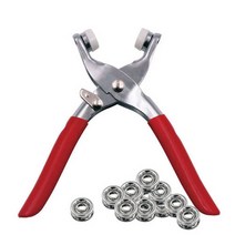 각종 수선 리폼이 가능한~비엘라 스냅단추 펀치, 스냅단추펀칭기+단추100개세트