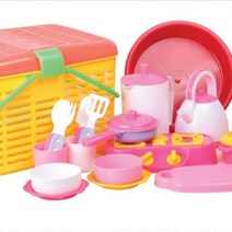 4살 조카 선물 소꿉 놀이 피크닉 바구니 세트 부엌 놀이 유아 주방 소꼽 장난감 창의 역할 교구 4세 만3세 여자 아이 여아 크리스마스 추천