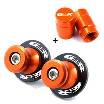 Suzuki GSR 750 600 400 GSR400 GSR600 GSR750 8MM 오토바이 액세서리 CNC 알루미늄 M8 스윙 암 스풀 슬라이더 스탠드 나사, A Set Orange
