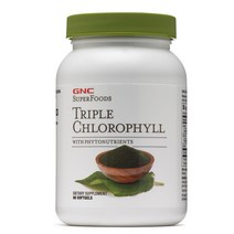 GNC 슈퍼푸드 트리플 클로로필 엽록소 90정 (소프트겔) SuperFoods Triple Chlorophyll 90SGcaps, 1개