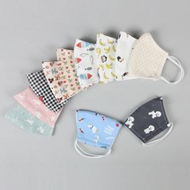유아 아동 어린이 면마스크 다회용 입체 키즈 마스크, 06 스타, 본상품선택