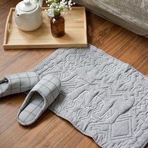 DJAGSO 엘리펀트 퀸트 발매트 2color, 화이트