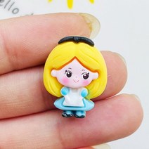 사랑스러운 미니 카와이 만화 공주 시리즈 수지 스크랩북 DIY 주얼리 머리핀 액세서리 장식 공예 10 개, [12] K