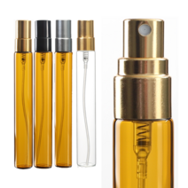 향수 용기 스프레이 공병 투명 브라운 휴대용 화장품 리필용기, AI실버캡 투명스프레이10ml