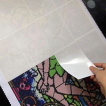 보석비즈십자수해바라기황금풍경 DIY 다이아몬드 페인팅 액세서리 도구 릴리스 페이퍼 50 개 팩 커버 교체, 01 50 PCS_01 sticker