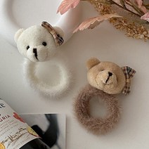 키메라제이 곰돌이에코퍼 헤어 머리끈 2피스 세트