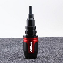 아프릴리아 SRMAX300 머플러 슬라이더 스틱 배기관 보호 가드 범퍼 튜닝 커스텀, 신형 레드 1개개