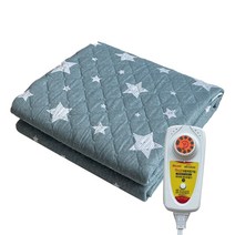 한일 전기요 한일고급전기요 한일의료기 워셔블전기요, 타이머 조절기 논슬립 스타그레이, 중