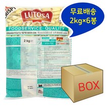 루토사 감자튀김 스킨온 스트레이트컷 2kgX6개, 6개, 2kg