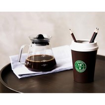 커피숍 탕비실 커피스틱 빨대 보관함 탕비실커피 커피케이스, 블랙 화이트