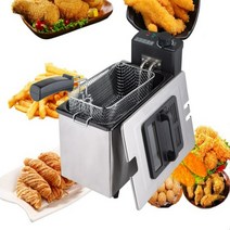 메뚜기튀김 전기 닭 핫도그 업소용 소형 돈까스 튀김기, 5리터