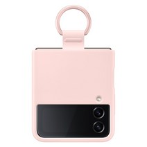 폰케이스호환 삼성 갤럭시 Z 플립 4 5G 실리콘 커버 링 보호 케이스 EF-PF711, [05] Pink