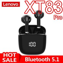 초소형 블루투스 오픈형 무선 이어폰 Lenovo XT95 Pro 무선 헤드폰 블루투스 이, 05 XT83Pro Black
