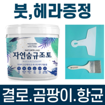 결로방지페인트 자연숨 규조토페인트 5kg 곰팡이방지 벽지 항균 베란다 실내 단열페인트, 20.라임B(하단 색상표참조)