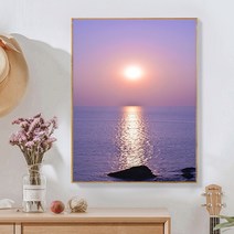 아름다운 동해 일출 바다 풍경 보석십자수 diy 새해 소망 소원들어주는 큐빅 비즈 그림, 70x100cm