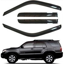 658154 Lifeinfinity Original 4pcs Rain Guards Set Outside Mount Window Deflectors Good Looking Side, For 2003-2009 Toyota 4Runner