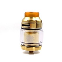 Zeus X RTA 25mm 분무기 4.5ml 탱크 클랩톤 코일 코튼 810 델린 드립 팁 510 스레드 모드용 공기 흐름 누출 방지, Gold, Gold