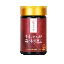 천지양 뿌리깊은 6년근 홍삼정 골드 250g 4개