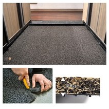 흙먼지제거 현관바닥 간편시공 롤매트 1cm 업소용 롤카페트 신발털이 출입구