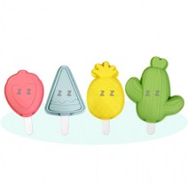 페어 실리콘 아이스크림 모양틀 4P-H/모양틀/아이스트레이/몰드/아이스크림메이커, 상세페이지 참조
