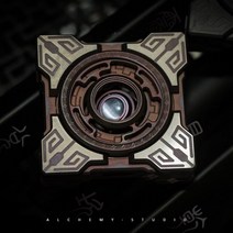 Sinan 피젯 스피너 기계식 연결 핑거팁 자이로 오리지널 감압 장난감 절판 EDC, Titanium Gold