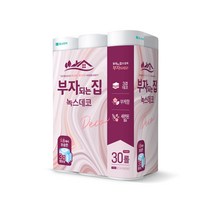 모나리자 모나리자 부자되는집 3겹 녹스데코 30m 30롤 X 1팩, 단품, 단품